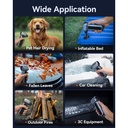 Wolfbox Portable Turbo Compressed Air Jetfan Handheld Cleaner & Hairdryer