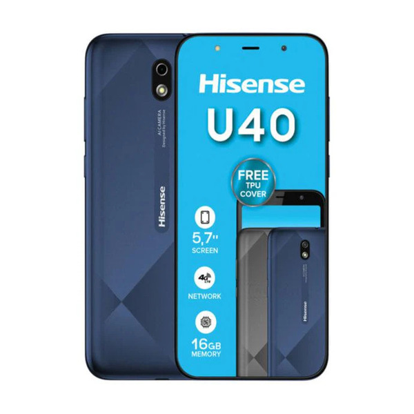 Hisense U40 5.7" 4G LTE Smartphone 16GB Dual SIM Navy Blue
