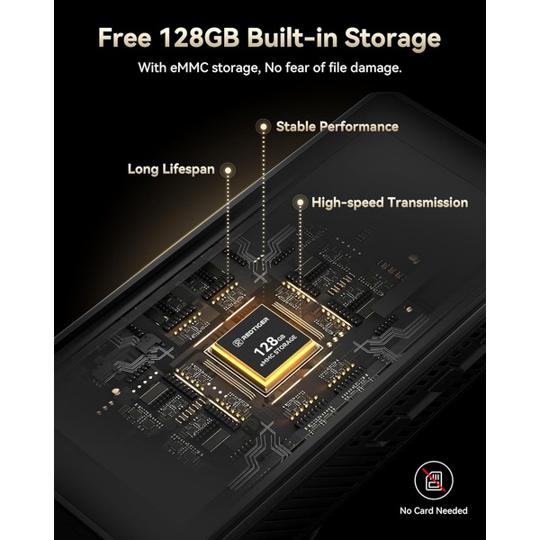 REDTIGER F77 4K Dual Channel Dash Cam - Front & Rear