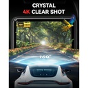 REDTIGER F4 4K Dash Cam Front - 2160P UHD Touch Screen, Voice Control