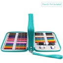 KALOUR 240+12 Color Pencil Set in Nylon Case - Complete Coloring Pencil Set
