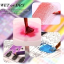 KALOUR 72 Professional Watercolor Pencils Numbered and Lightfastness