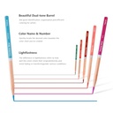 KALOUR 72 Top Grade Colored Pencil Tin Box Set - Premium Quality Pencils