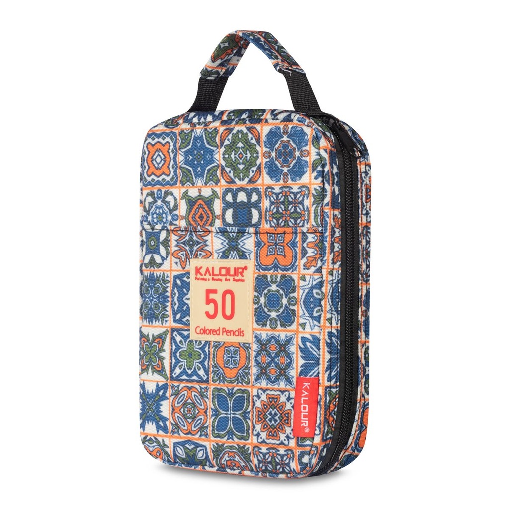 Kalour 50 Piece Colour Pencil Set With Colorful Bag for Art and Drawing