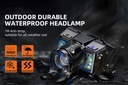 SUPERFIRE HL25 Super Bright Rechargeable Headlamp Torch 700 Lumens