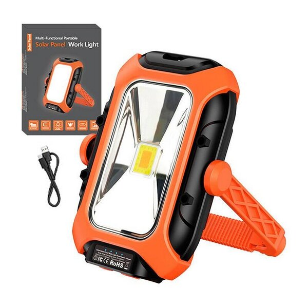 SUPERFIRE GM05 Workshop Lamp - 500 Lumens, Solar & USB-C Rechargeable