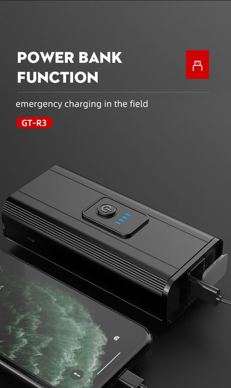 Superfire GT-R3 600lm Front Bicycle Light Rechargeable Water Resistant