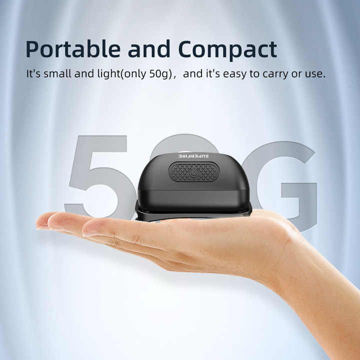 SUPERFIRE Mini Portable Outdoor Camping Headlamp Rechargeable HL05-D 120lm