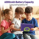 PRITOM Learning Kids Tablet 10.1" HD - 3GB RAM, 64GB Storage, WiFi - Purple