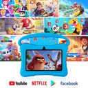 PRITOM Kids Smart Tablet 7" WiFi | 2GB RAM, 32GB Storage, Parental Controls - Blue