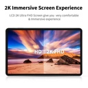 Pritom M70 4G LTE Tablet - 12" FHD, 16GB+256GB