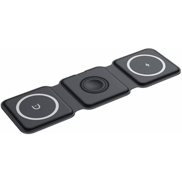 ZS Charger 3 IN 1 MAGNETIC WIRELESS CHARGE BLACK 