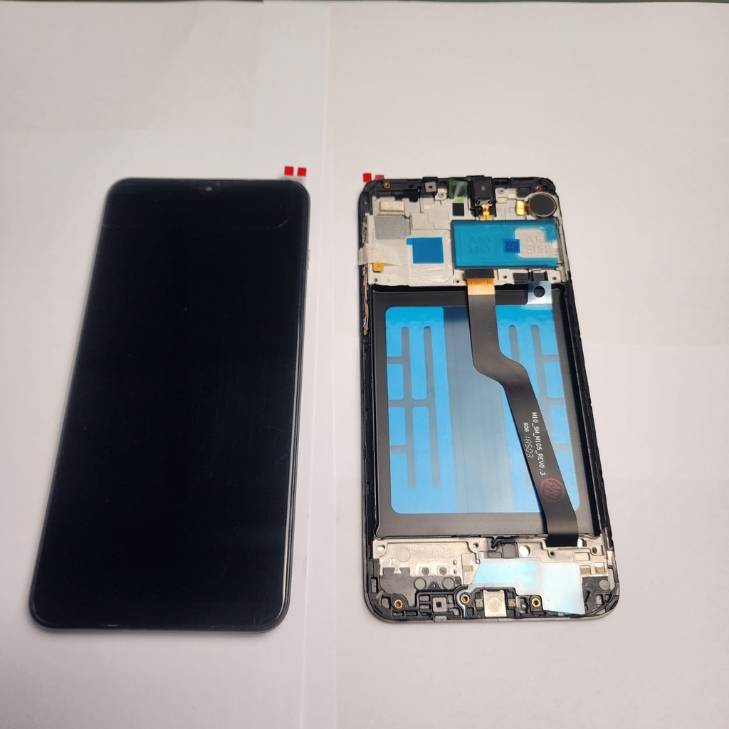 LCD SAM A10 A105 TOUCH WITH FRAME DVICE BLACK L18402 L07724 RRP1699