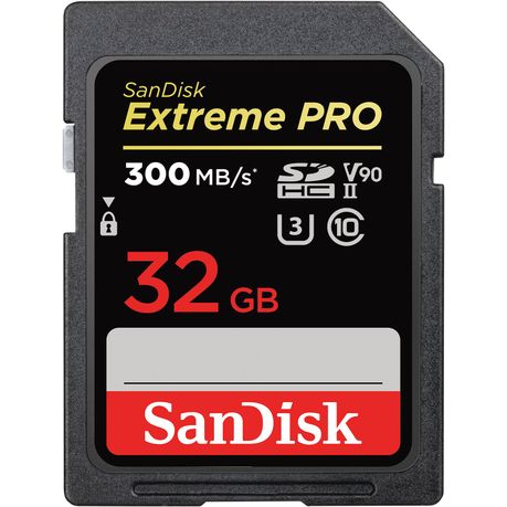 MICROSD SANDISK EXTREME PRO 32GB SDHC MEMORY CARD UP TO 300M